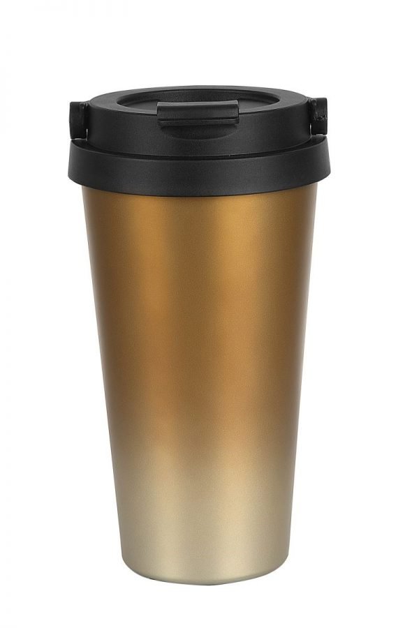 Baylar Kaliteli Çift katman Paslanmaz Çelik 500 ML Termos Bardak Gold