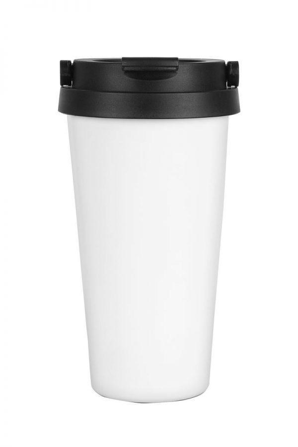 Baylar Kaliteli Çift katman Paslanmaz Çelik 500 ML Termos Bardak Beyaz