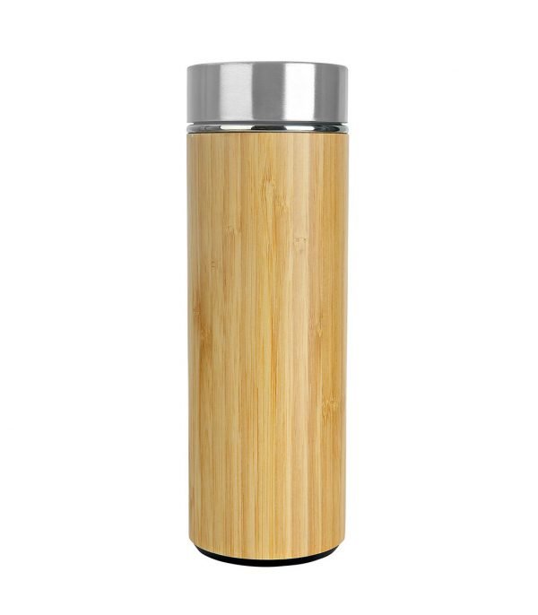544 Bambu Çift Katlı 304 Paslanmaz Çelik 450 ML Mug Termos Bardak