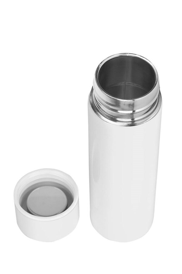150 ml cep tipi mini ufak kaliteli 304 çelik çift katmalı termos beyaz - Görsel 3