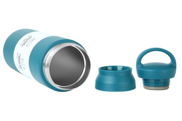 Yeni nesil geniş el japon tarzı yalıtımlı, 500 ml çift katmanlı 304 paslanmaz çelik metal termos 546 - Görsel 11