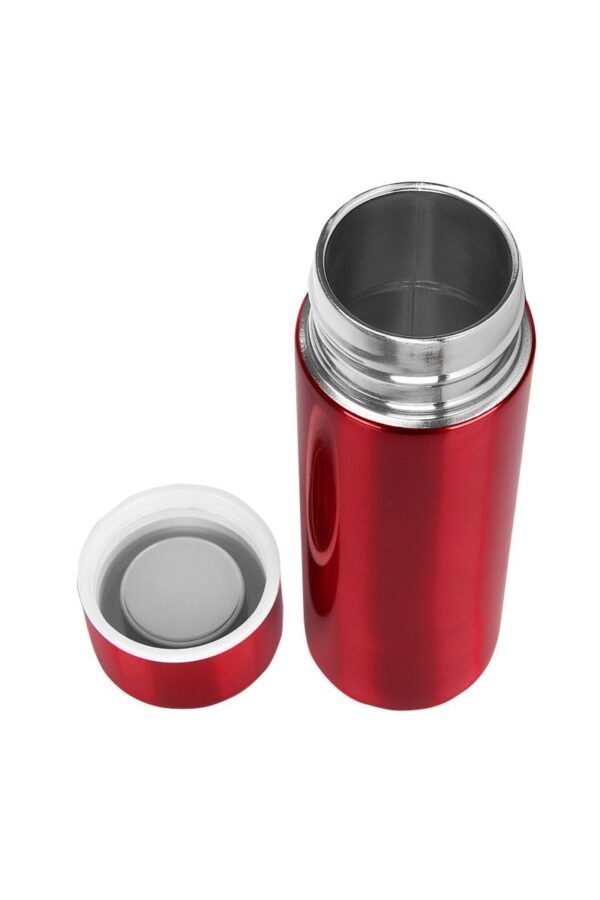 150 ml cep tipi mini ufak kaliteli 304 çelik çift katmalı termos kırmızı - Görsel 3