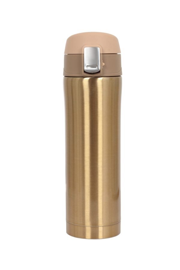 Baylar Kaliteli Çift Katmanlı Paslanmaz Çelik  450 Ml Gold Termos - Görsel 3